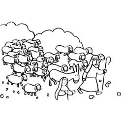 ぬりえページ: 羊 (動物) #11490 - 無料の印刷可能なぬりえページ