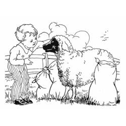 ぬりえページ: 羊 (動物) #11495 - 無料の印刷可能なぬりえページ