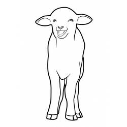 ぬりえページ: 羊 (動物) #11496 - 無料の印刷可能なぬりえページ