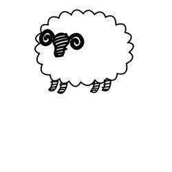 ぬりえページ: 羊 (動物) #11515 - 無料の印刷可能なぬりえページ