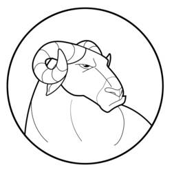 ぬりえページ: 羊 (動物) #11541 - 無料の印刷可能なぬりえページ