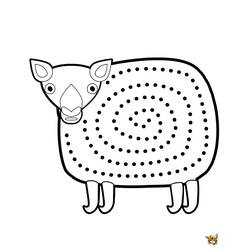 ぬりえページ: 羊 (動物) #11542 - 無料の印刷可能なぬりえページ
