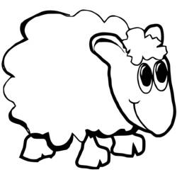 ぬりえページ: 羊 (動物) #11543 - 無料の印刷可能なぬりえページ