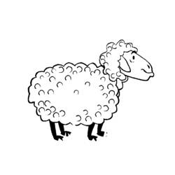 ぬりえページ: 羊 (動物) #11545 - 無料の印刷可能なぬりえページ