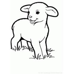 ぬりえページ: 羊 (動物) #11548 - 無料の印刷可能なぬりえページ