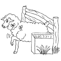 ぬりえページ: 羊 (動物) #11577 - 無料の印刷可能なぬりえページ