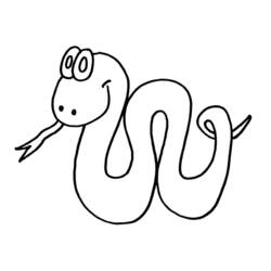 ぬりえページ: 蛇 (動物) #14338 - 無料の印刷可能なぬりえページ