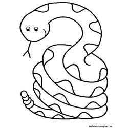 ぬりえページ: 蛇 (動物) #14340 - 無料の印刷可能なぬりえページ