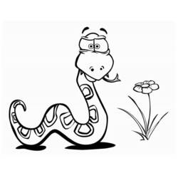 ぬりえページ: 蛇 (動物) #14356 - 無料の印刷可能なぬりえページ