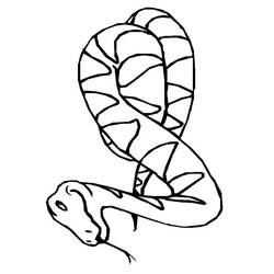 ぬりえページ: 蛇 (動物) #14360 - 無料の印刷可能なぬりえページ