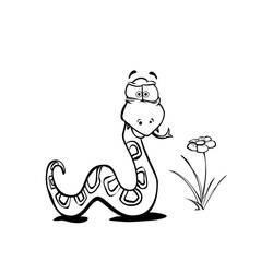 ぬりえページ: 蛇 (動物) #14386 - 無料の印刷可能なぬりえページ