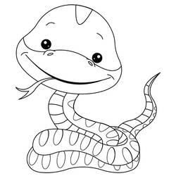 ぬりえページ: 蛇 (動物) #14394 - 無料の印刷可能なぬりえページ