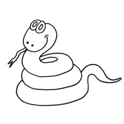 ぬりえページ: 蛇 (動物) #14427 - 無料の印刷可能なぬりえページ