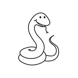 ぬりえページ: 蛇 (動物) #14440 - 無料の印刷可能なぬりえページ