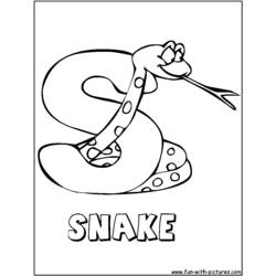 ぬりえページ: 蛇 (動物) #14441 - 無料の印刷可能なぬりえページ