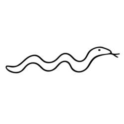 ぬりえページ: 蛇 (動物) #14513 - 無料の印刷可能なぬりえページ