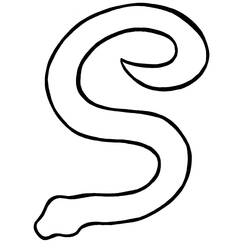 ぬりえページ: 蛇 (動物) #14523 - 無料の印刷可能なぬりえページ