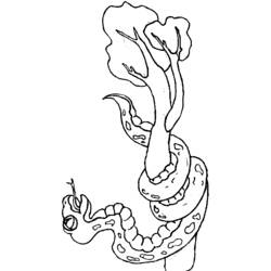 ぬりえページ: 蛇 (動物) #14525 - 無料の印刷可能なぬりえページ
