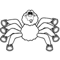 ぬりえページ: クモ (動物) #184507 - 無料の印刷可能なぬりえページ