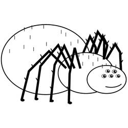 ぬりえページ: クモ (動物) #184514 - 無料の印刷可能なぬりえページ