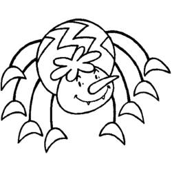 ぬりえページ: クモ (動物) #601 - 無料の印刷可能なぬりえページ