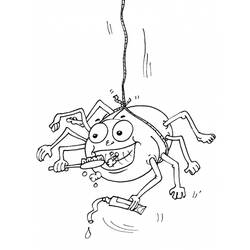 ぬりえページ: クモ (動物) #622 - 無料の印刷可能なぬりえページ