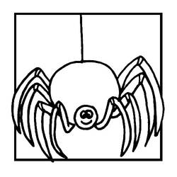 ぬりえページ: クモ (動物) #665 - 無料の印刷可能なぬりえページ
