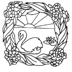 ぬりえページ: 白鳥 (動物) #5028 - 無料の印刷可能なぬりえページ