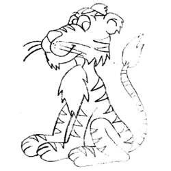ぬりえページ: 虎 (動物) #13616 - 無料の印刷可能なぬりえページ