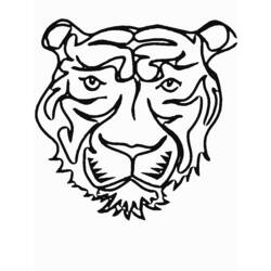 ぬりえページ: 虎 (動物) #13628 - 無料の印刷可能なぬりえページ