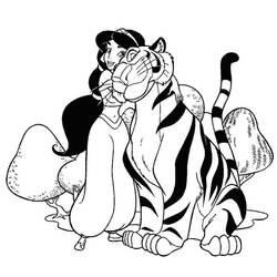 ぬりえページ: 虎 (動物) #13640 - 無料の印刷可能なぬりえページ