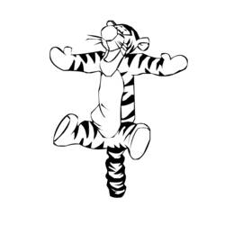 ぬりえページ: 虎 (動物) #13641 - 無料の印刷可能なぬりえページ