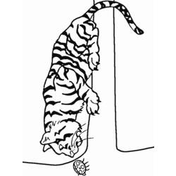 ぬりえページ: 虎 (動物) #13651 - 無料の印刷可能なぬりえページ