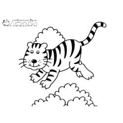 ぬりえページ: 虎 (動物) #13661 - 無料の印刷可能なぬりえページ