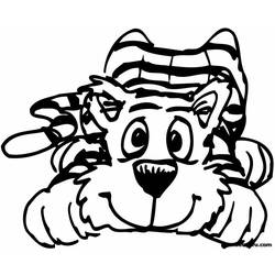 ぬりえページ: 虎 (動物) #13694 - 無料の印刷可能なぬりえページ