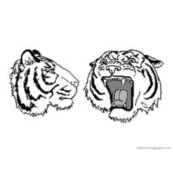 ぬりえページ: 虎 (動物) #13697 - 無料の印刷可能なぬりえページ