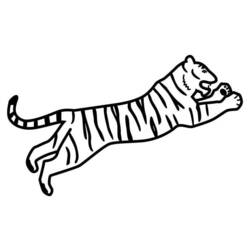 ぬりえページ: 虎 (動物) #13780 - 無料の印刷可能なぬりえページ