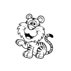ぬりえページ: 虎 (動物) #13783 - 無料の印刷可能なぬりえページ