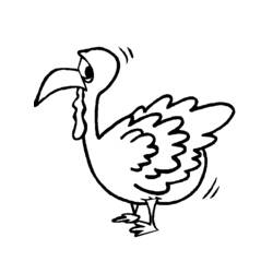 ぬりえページ: 七面鳥 (動物) #5314 - 無料の印刷可能なぬりえページ