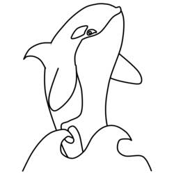 ぬりえページ: 鯨 (動物) #870 - 無料の印刷可能なぬりえページ