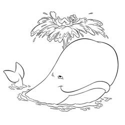 ぬりえページ: 鯨 (動物) #878 - 無料の印刷可能なぬりえページ