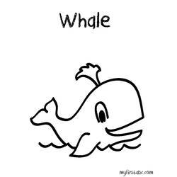 ぬりえページ: 鯨 (動物) #958 - 無料の印刷可能なぬりえページ