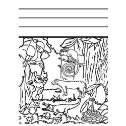 ぬりえページ: 野生/ジャングルの動物 (動物) #21322 - 無料の印刷可能なぬりえページ