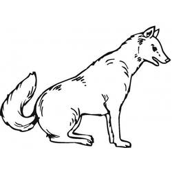 ぬりえページ: 狼 (動物) #10452 - 無料の印刷可能なぬりえページ