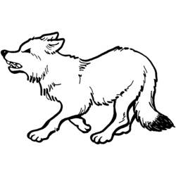 ぬりえページ: 狼 (動物) #10475 - 無料の印刷可能なぬりえページ