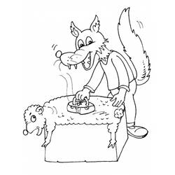 ぬりえページ: 狼 (動物) #10476 - 無料の印刷可能なぬりえページ