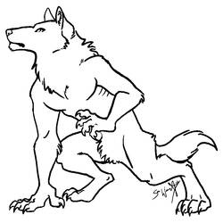 ぬりえページ: 狼 (動物) #10570 - 無料の印刷可能なぬりえページ