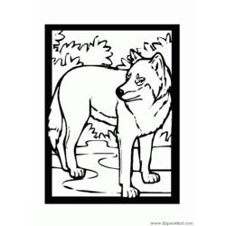 ぬりえページ: 狼 (動物) #10603 - 無料の印刷可能なぬりえページ