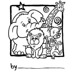 ぬりえページ: 動物園 (動物) #12690 - 無料の印刷可能なぬりえページ