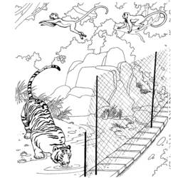 ぬりえページ: 動物園 (動物) #12712 - 無料の印刷可能なぬりえページ